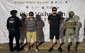 Capturan a tres presuntos cobradores de cuota a productores de limón en Apatzingán