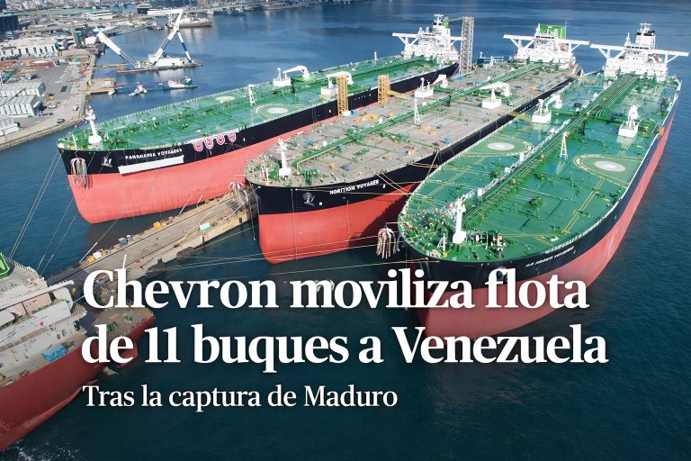 Chevron moviliza flota de 11 buques a Venezuela tras la captura de Maduro