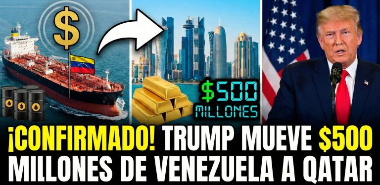 Trump manda 500 Millones de dolares de venta petrolera de Venezuela a Qatar