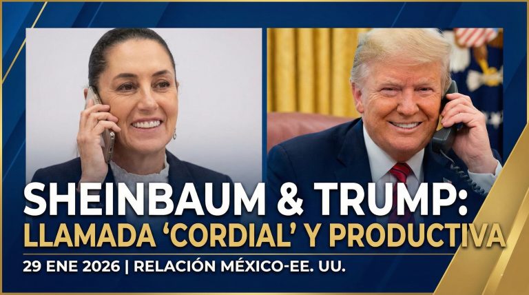 Sheinbaum y Trump: una charla “cordial” para aterrizar la agenda bilateral