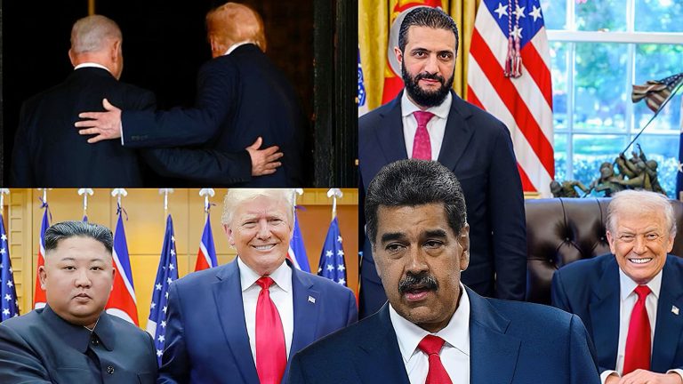 ¿Con cuántos líderes autoritarios ha negociado Donald Trump la “paz”?