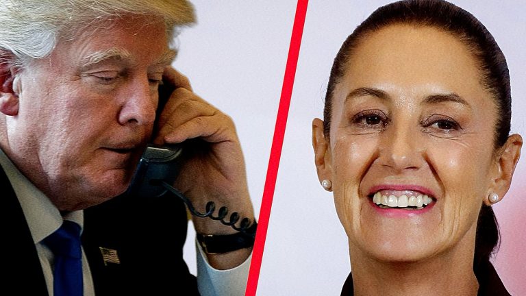 Sheinbaum se ríe de rumores y exhibe desinformación sobre su llamada con Trump