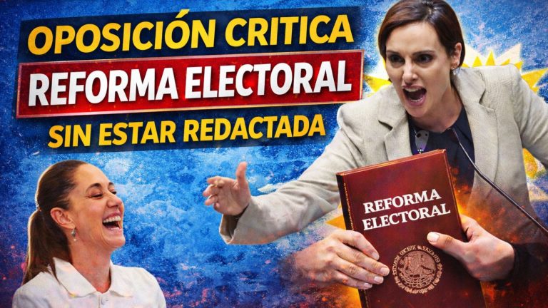 Oposición critica reforma electoral sin estar redactada