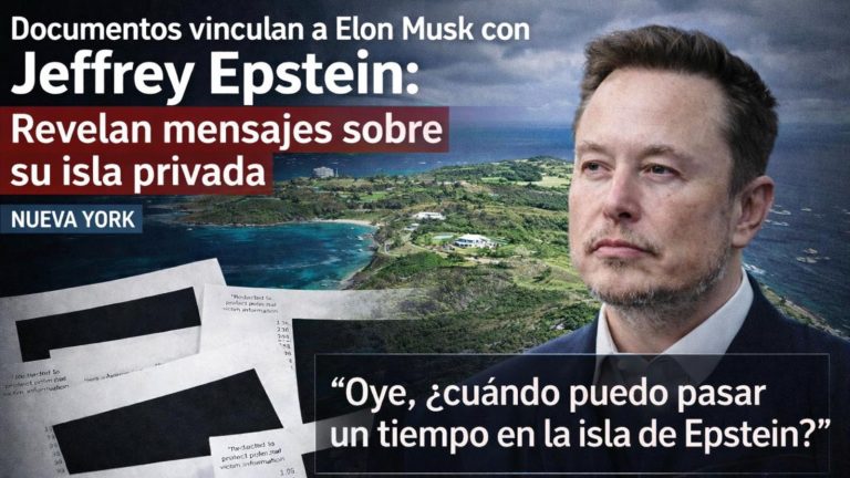 Documentos vinculan a Elon Musk con Jeffrey Epstein: Revelan mensajes sobre su isla privada