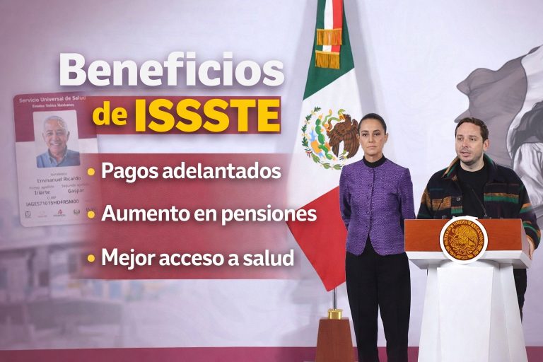Los Beneficios de ISSSTE para Pensionados de Febrero 2026
