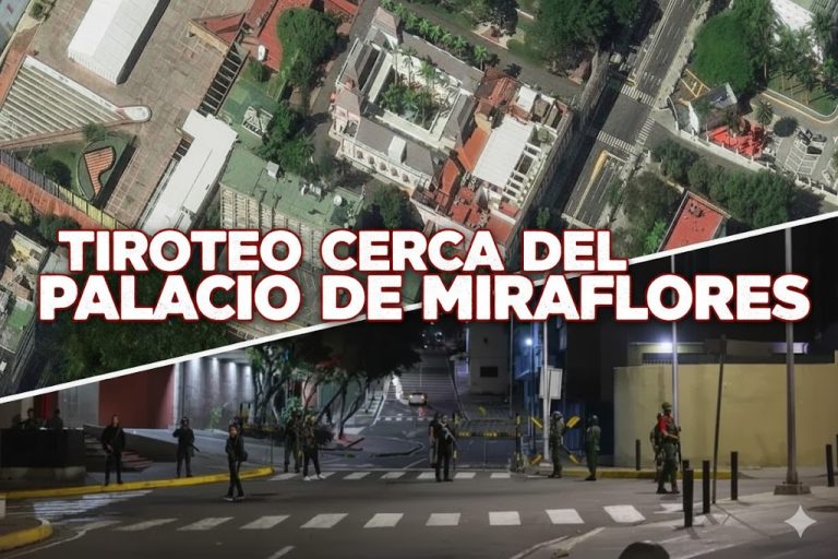 Tensión en Caracas tras tiroteos y sobrevuelo de drones en el Palacio de Miraflores