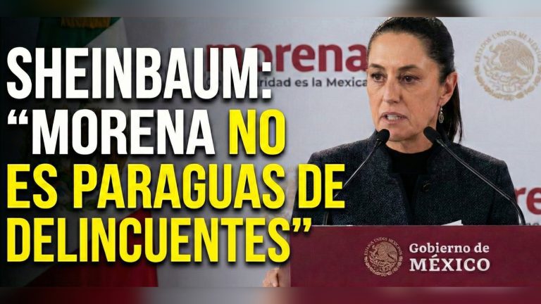 “No se confundan”: Sheinbaum advierte que Morena no es escondite de delincuentes