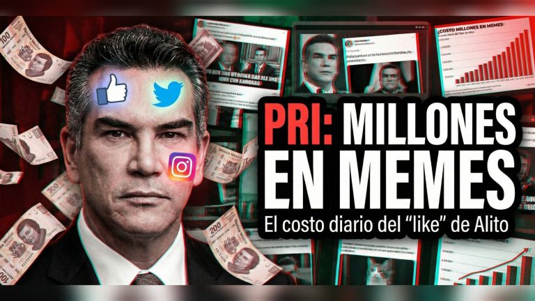 Memes y millones: La costosa apuesta en redes del PRI de Alito Moreno