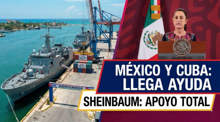 México estrecha la mano de Cuba: llegan suministros mientras Sheinbaum reafirma su respaldo