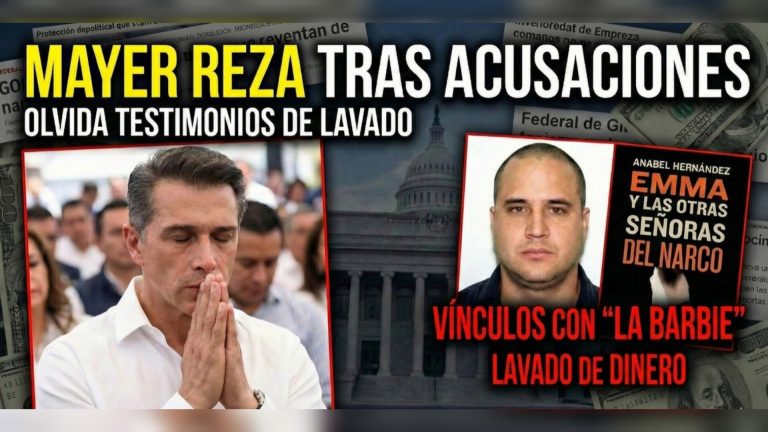 Mayer olvida los testimonios en su contra de lavado de dinero y reza frente a todos
