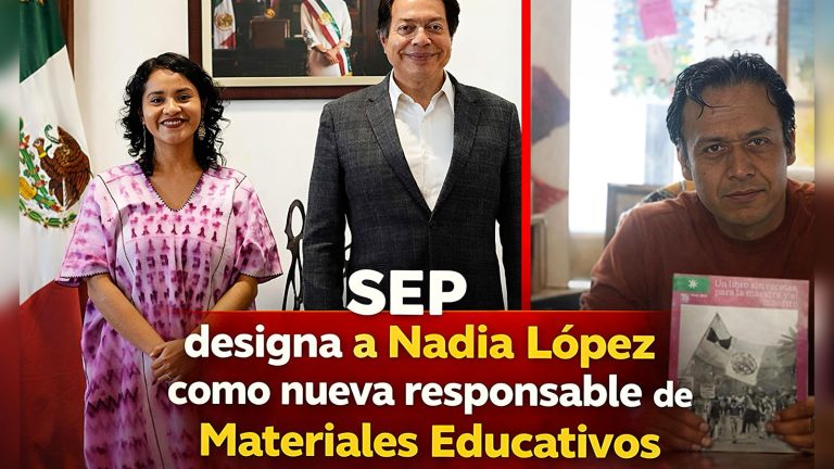 SEP designa a Nadia López como nueva responsable de Materiales Educativos y reemplaza a Marx Arriaga